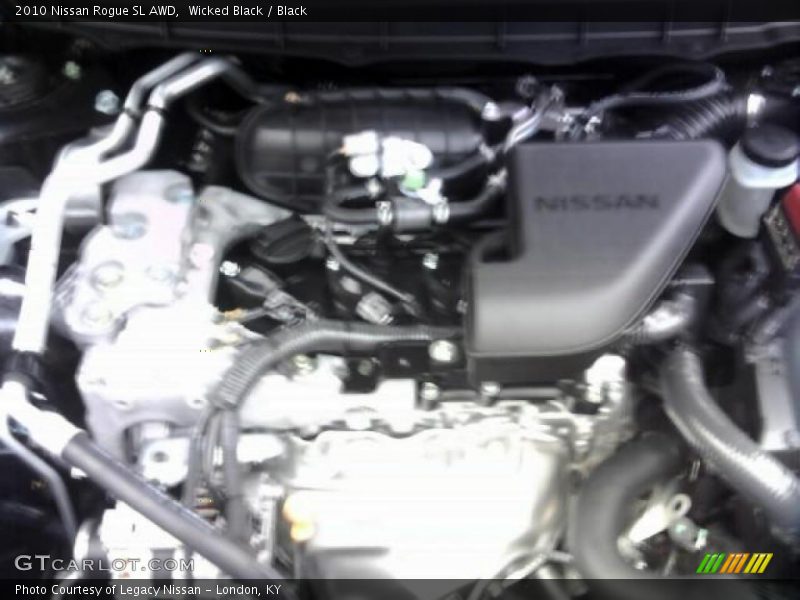 Wicked Black / Black 2010 Nissan Rogue SL AWD