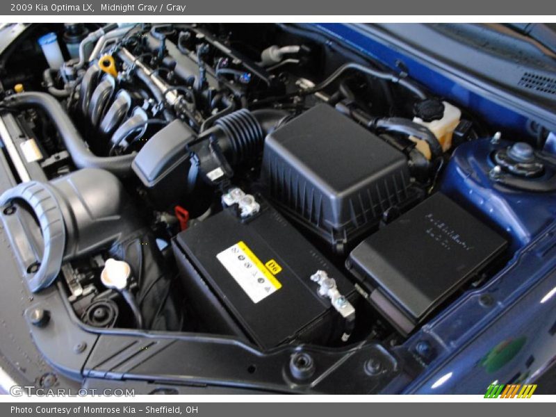 Midnight Gray / Gray 2009 Kia Optima LX