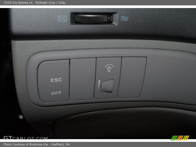 Midnight Gray / Gray 2009 Kia Optima LX