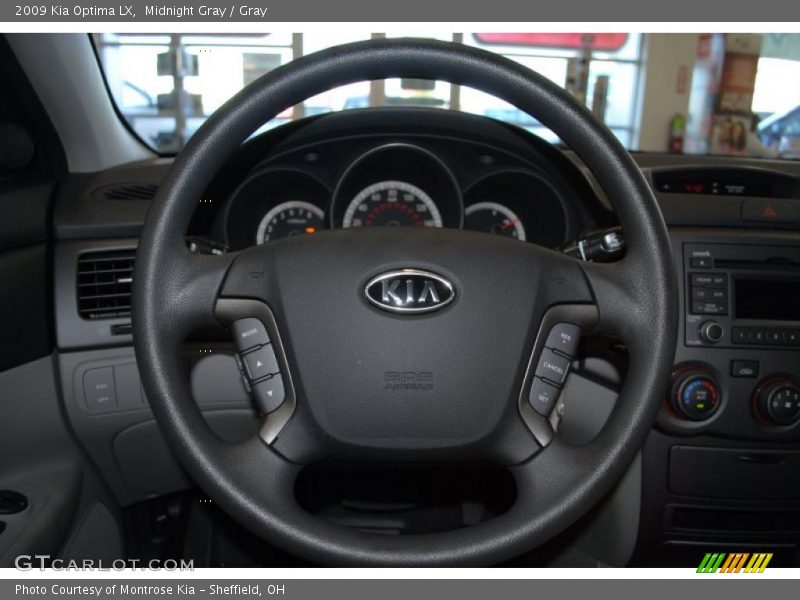 Midnight Gray / Gray 2009 Kia Optima LX