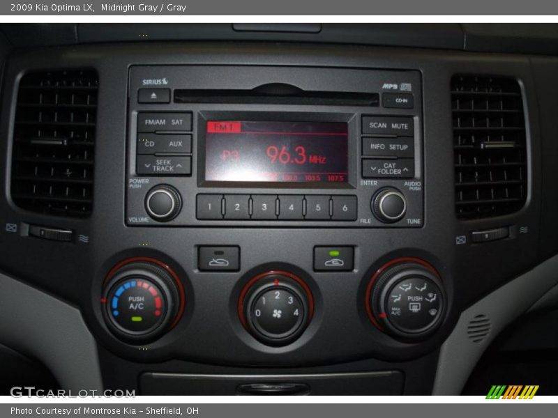 Midnight Gray / Gray 2009 Kia Optima LX