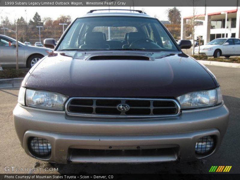 Winestone Pearl / Gray 1999 Subaru Legacy Limited Outback Wagon