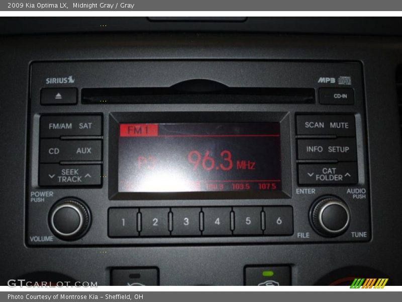 Midnight Gray / Gray 2009 Kia Optima LX