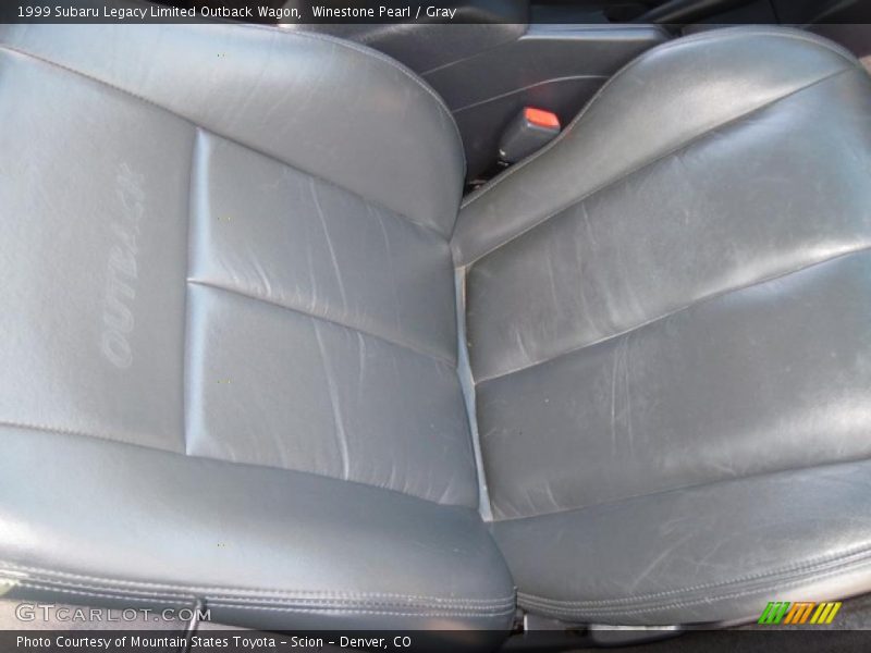 Winestone Pearl / Gray 1999 Subaru Legacy Limited Outback Wagon