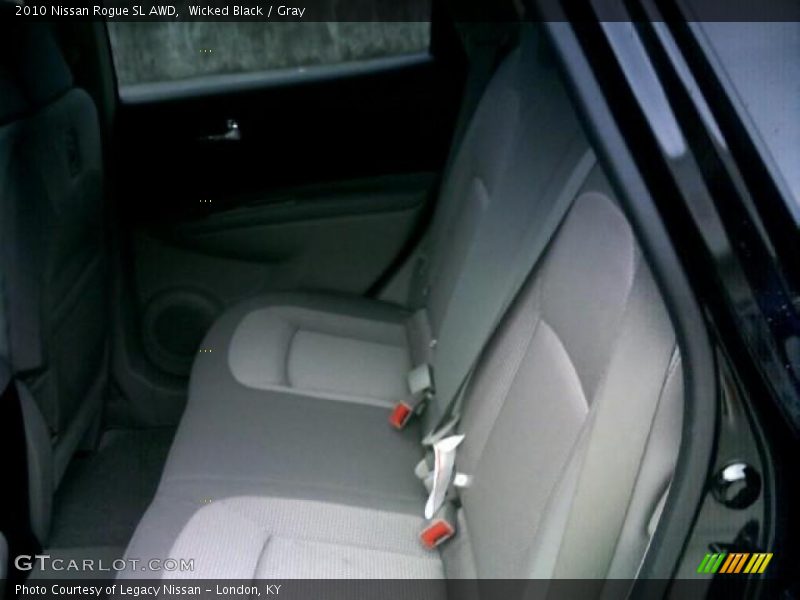 Wicked Black / Gray 2010 Nissan Rogue SL AWD