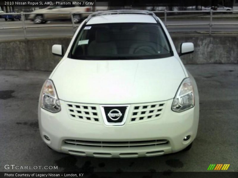 Phantom White / Gray 2010 Nissan Rogue SL AWD