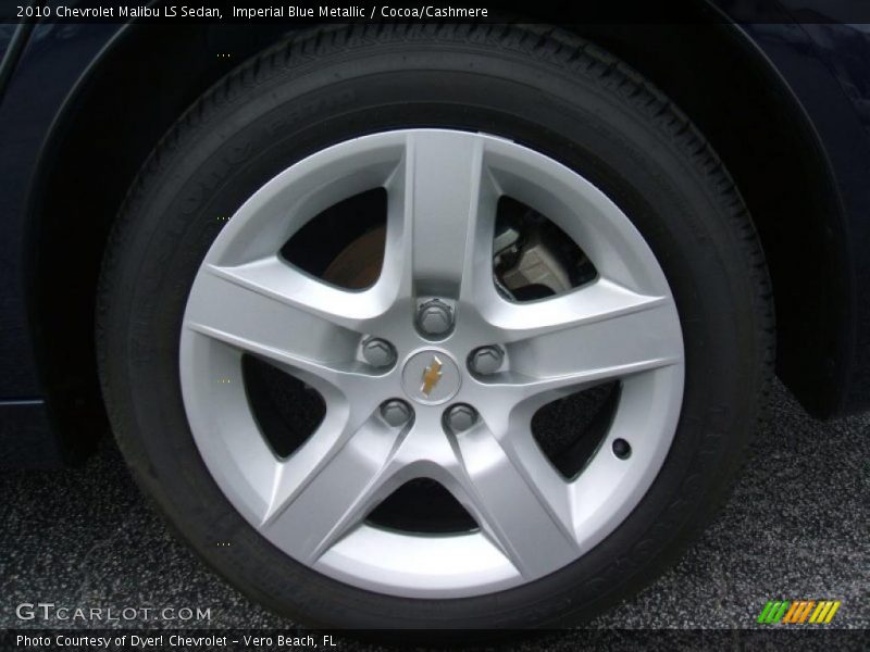 Imperial Blue Metallic / Cocoa/Cashmere 2010 Chevrolet Malibu LS Sedan