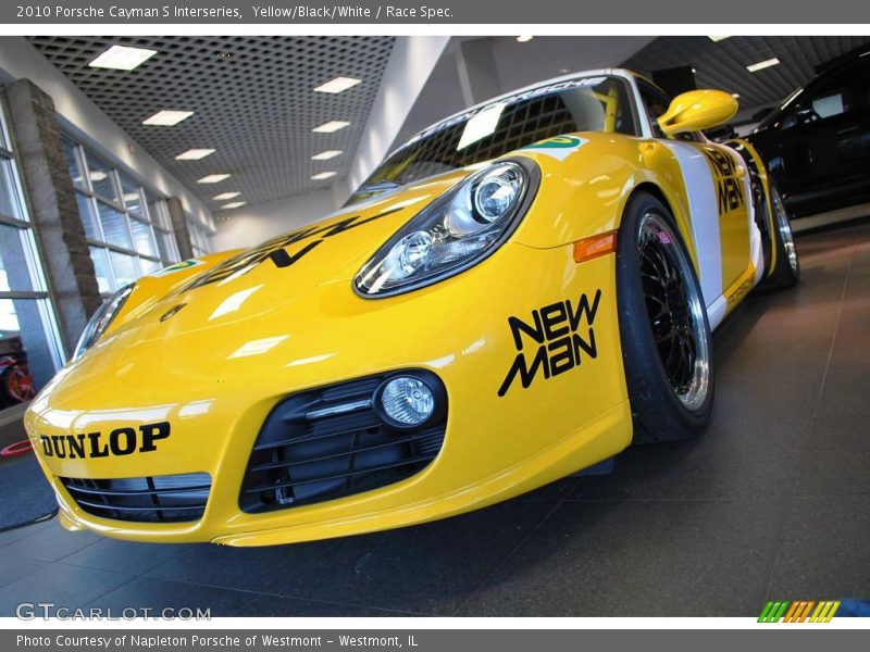 Yellow/Black/White / Race Spec. 2010 Porsche Cayman S Interseries