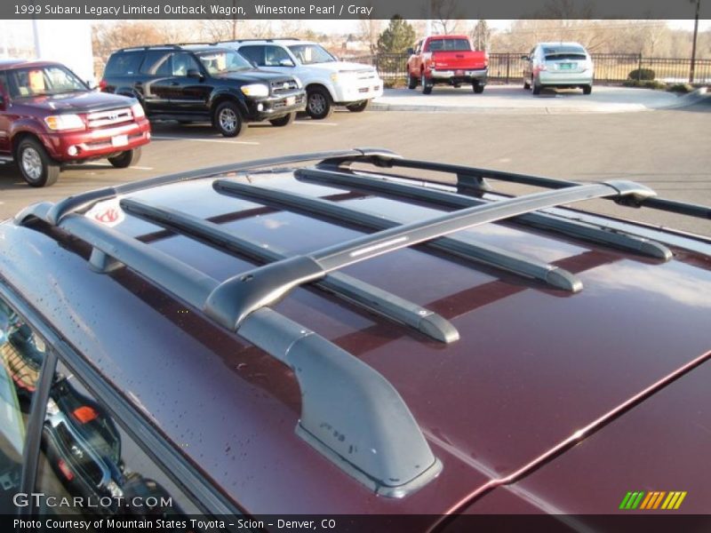 Winestone Pearl / Gray 1999 Subaru Legacy Limited Outback Wagon