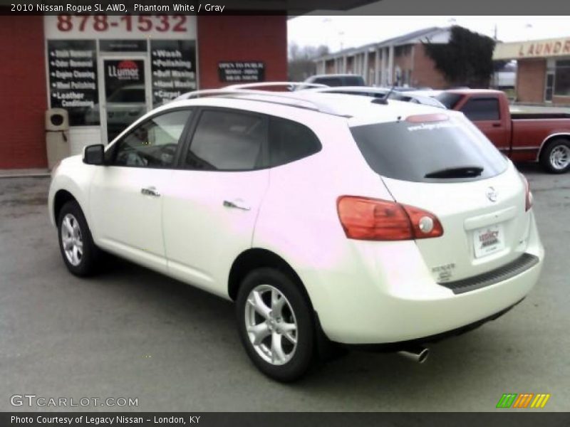 Phantom White / Gray 2010 Nissan Rogue SL AWD
