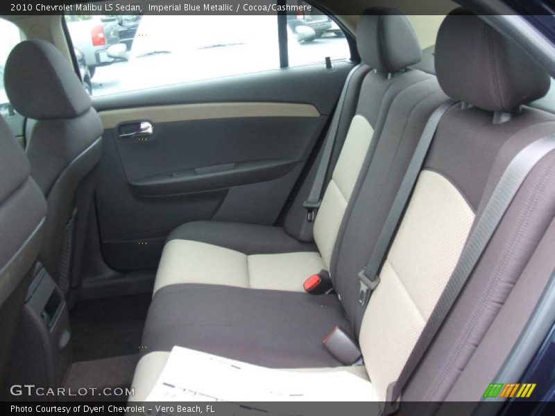 Imperial Blue Metallic / Cocoa/Cashmere 2010 Chevrolet Malibu LS Sedan