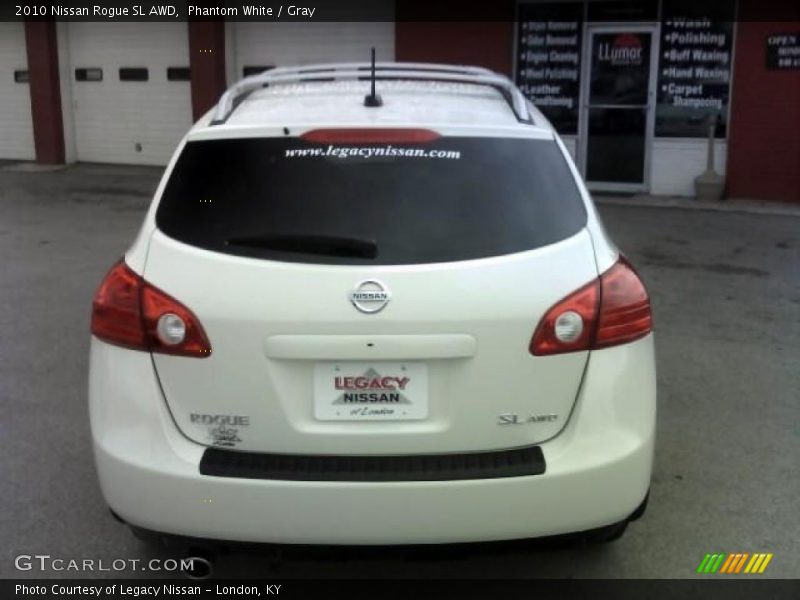 Phantom White / Gray 2010 Nissan Rogue SL AWD
