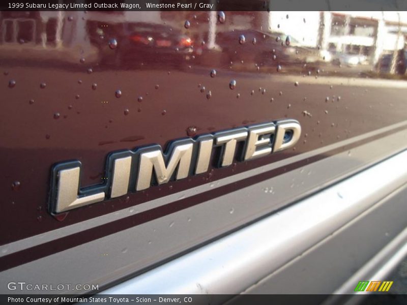 Winestone Pearl / Gray 1999 Subaru Legacy Limited Outback Wagon