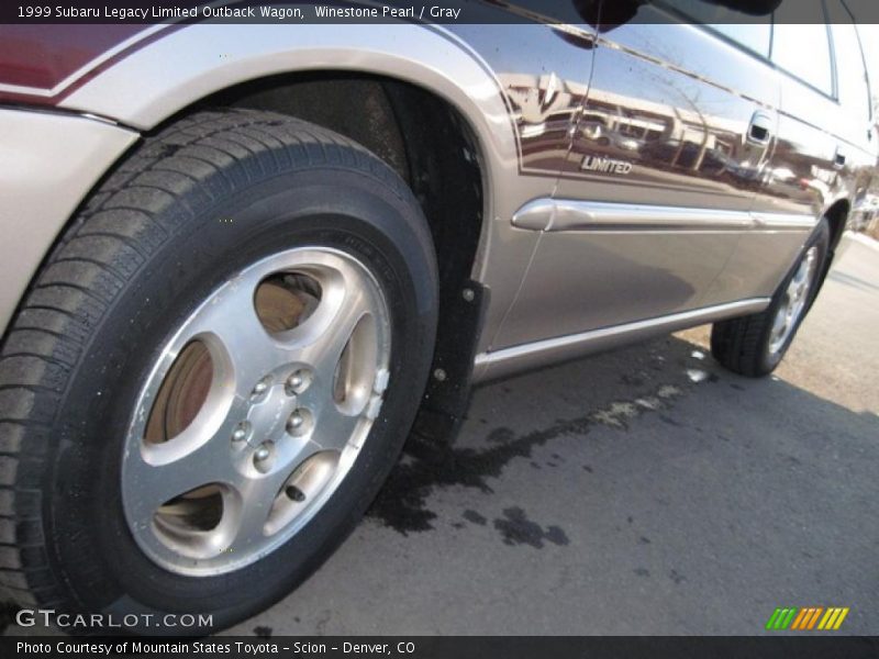 Winestone Pearl / Gray 1999 Subaru Legacy Limited Outback Wagon