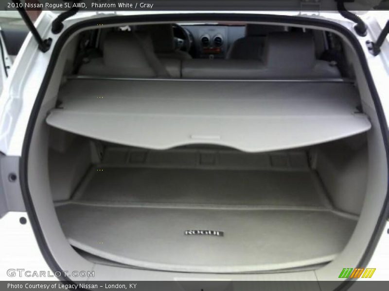 Phantom White / Gray 2010 Nissan Rogue SL AWD