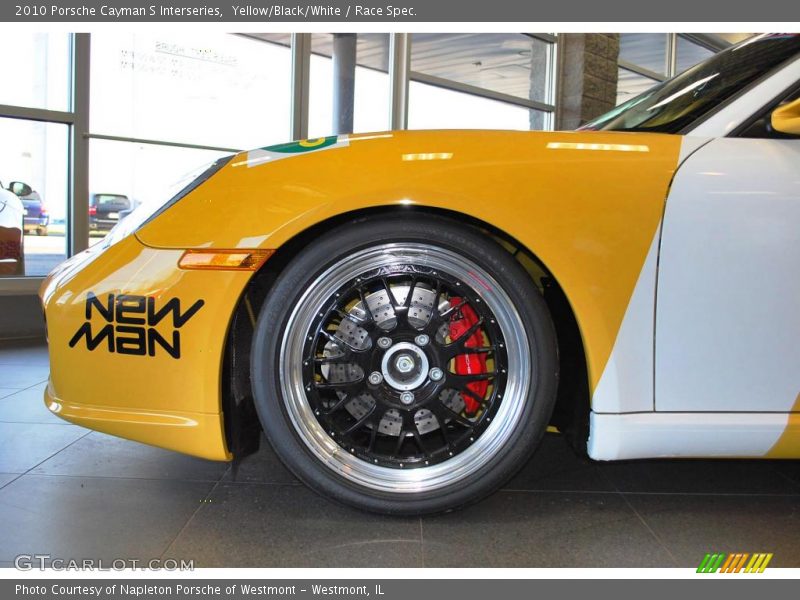 Yellow/Black/White / Race Spec. 2010 Porsche Cayman S Interseries