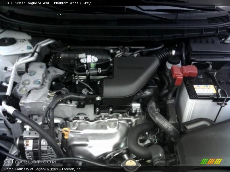 Phantom White / Gray 2010 Nissan Rogue SL AWD