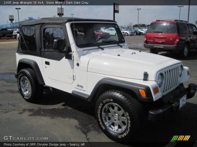 Stone White / Dark Slate Gray 2005 Jeep Wrangler SE 4x4