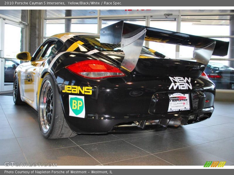 Yellow/Black/White / Race Spec. 2010 Porsche Cayman S Interseries