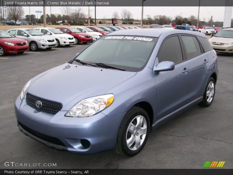 Cosmic Blue Metallic / Dark Charcoal 2008 Toyota Matrix XR