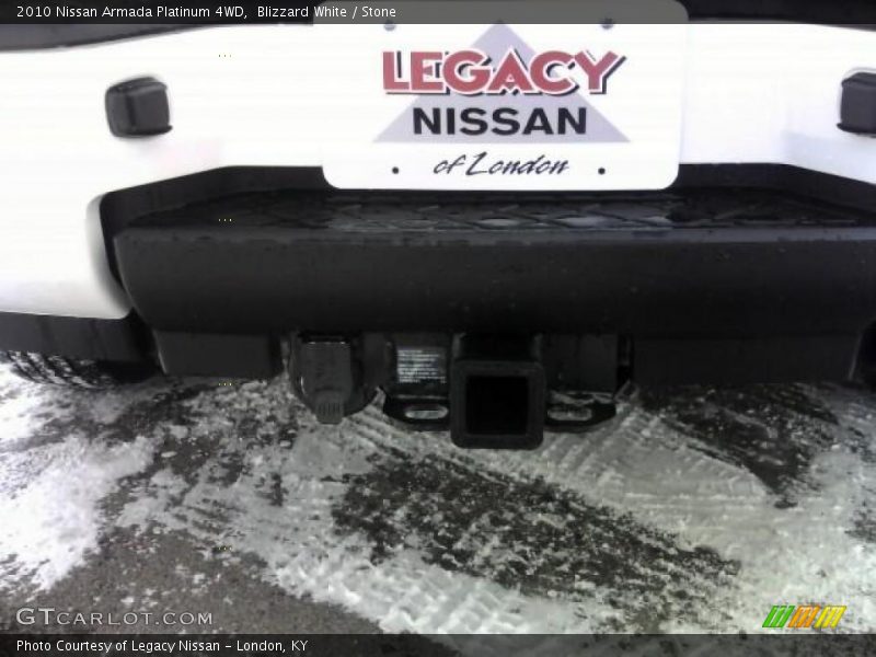 Blizzard White / Stone 2010 Nissan Armada Platinum 4WD