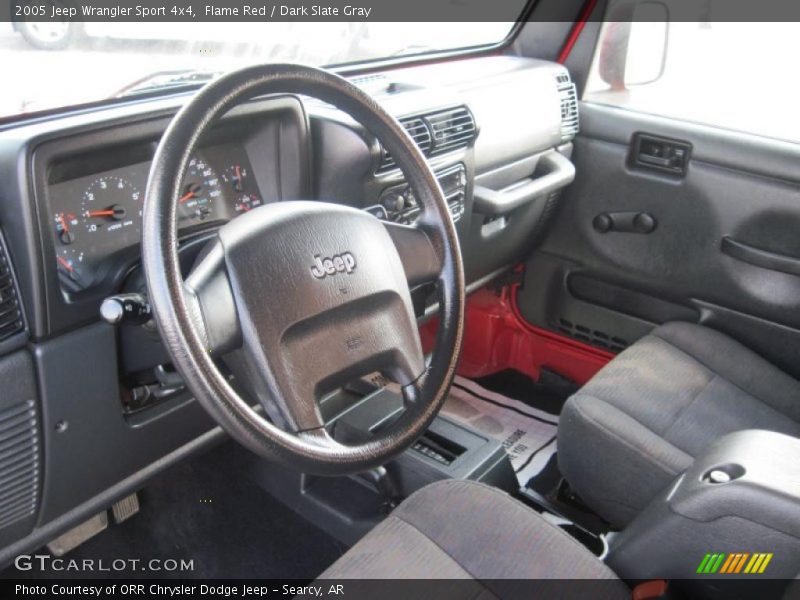 Flame Red / Dark Slate Gray 2005 Jeep Wrangler Sport 4x4