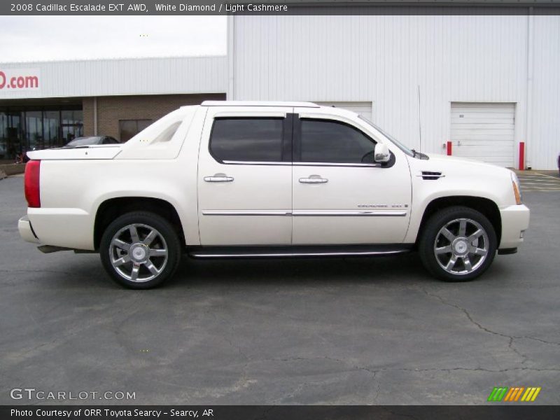 White Diamond / Light Cashmere 2008 Cadillac Escalade EXT AWD