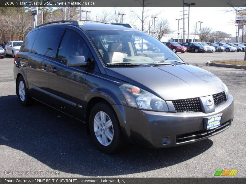 Smoke Metallic / Beige 2006 Nissan Quest 3.5 SL