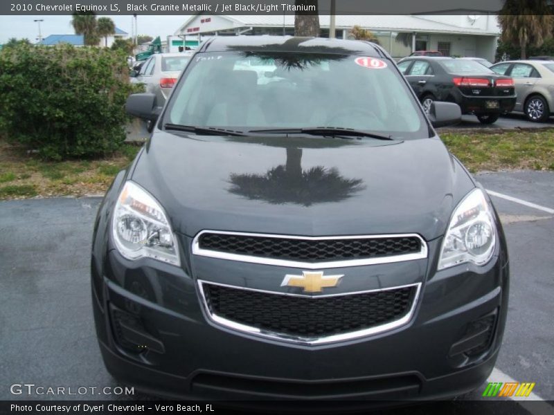 Black Granite Metallic / Jet Black/Light Titanium 2010 Chevrolet Equinox LS