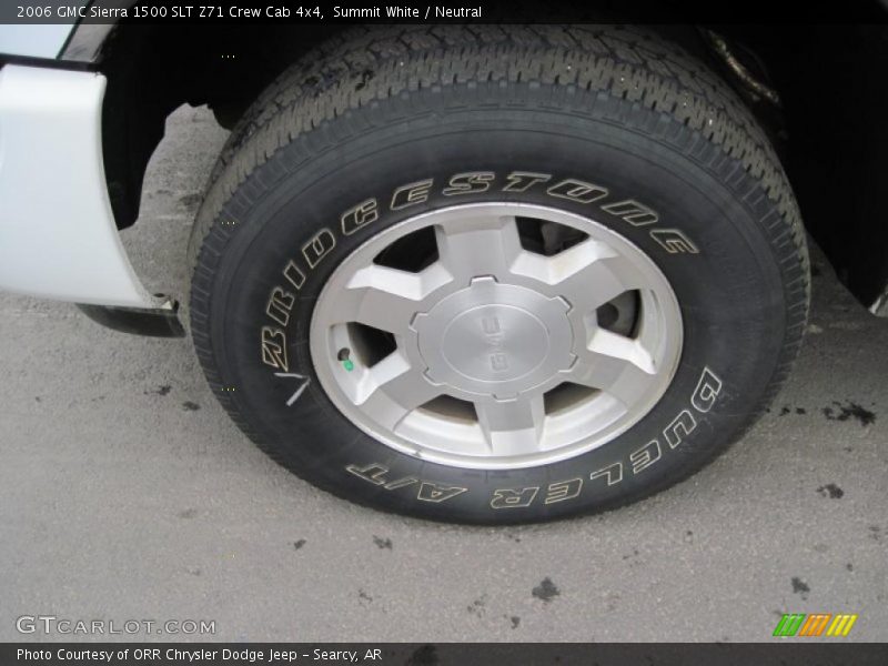 Summit White / Neutral 2006 GMC Sierra 1500 SLT Z71 Crew Cab 4x4