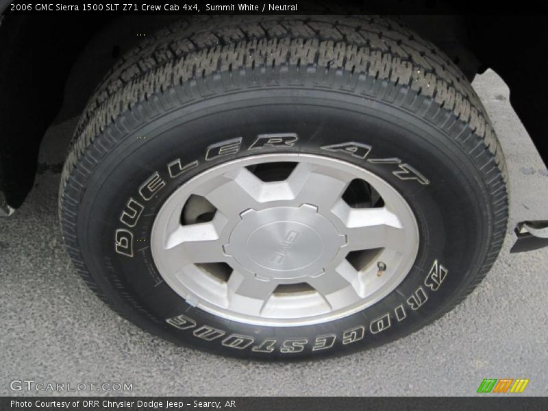 Summit White / Neutral 2006 GMC Sierra 1500 SLT Z71 Crew Cab 4x4