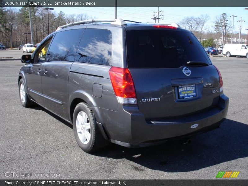 Smoke Metallic / Beige 2006 Nissan Quest 3.5 SL