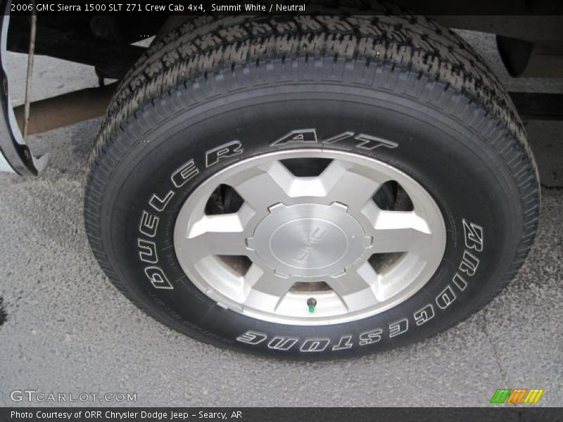 Summit White / Neutral 2006 GMC Sierra 1500 SLT Z71 Crew Cab 4x4