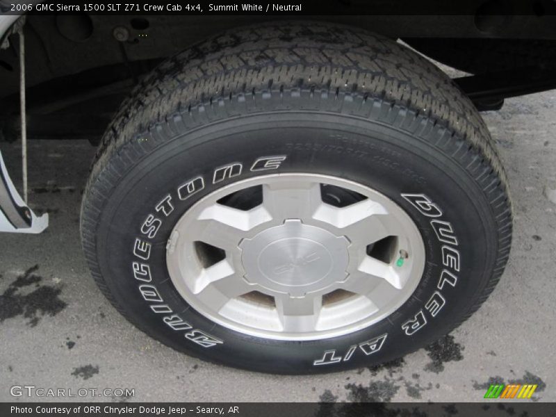 Summit White / Neutral 2006 GMC Sierra 1500 SLT Z71 Crew Cab 4x4