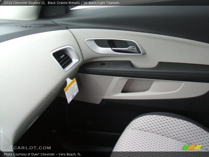 Black Granite Metallic / Jet Black/Light Titanium 2010 Chevrolet Equinox LS