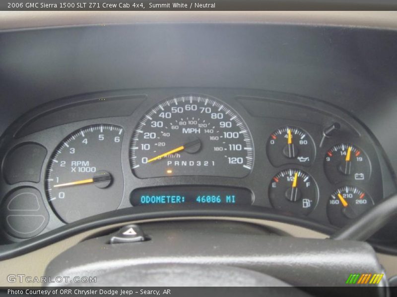 Summit White / Neutral 2006 GMC Sierra 1500 SLT Z71 Crew Cab 4x4
