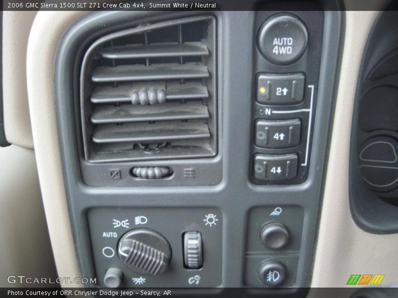 Summit White / Neutral 2006 GMC Sierra 1500 SLT Z71 Crew Cab 4x4