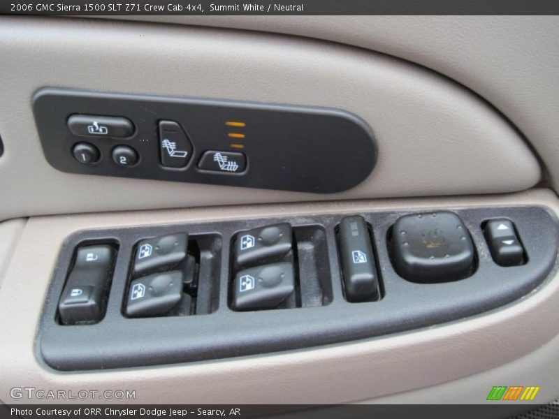 Summit White / Neutral 2006 GMC Sierra 1500 SLT Z71 Crew Cab 4x4