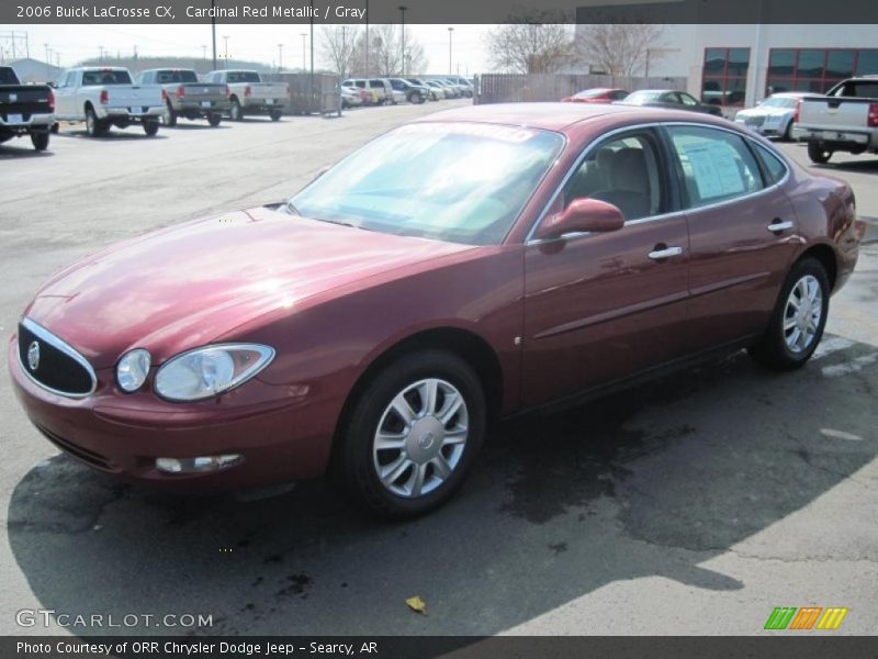 Cardinal Red Metallic / Gray 2006 Buick LaCrosse CX
