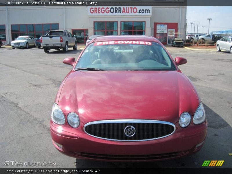 Cardinal Red Metallic / Gray 2006 Buick LaCrosse CX
