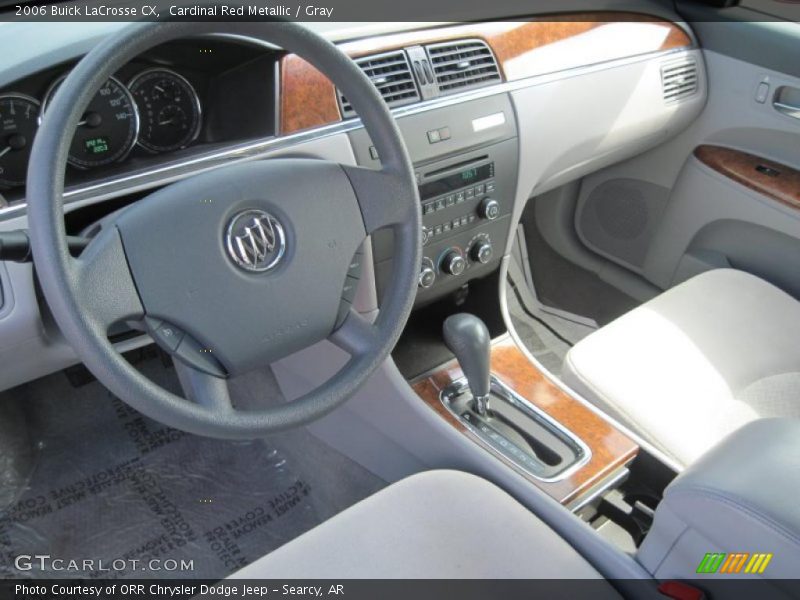 Cardinal Red Metallic / Gray 2006 Buick LaCrosse CX