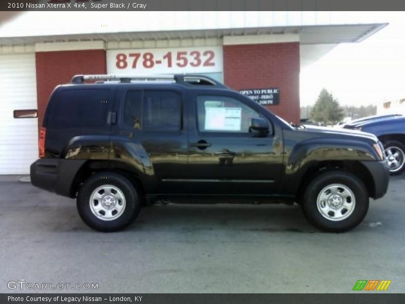 Super Black / Gray 2010 Nissan Xterra X 4x4