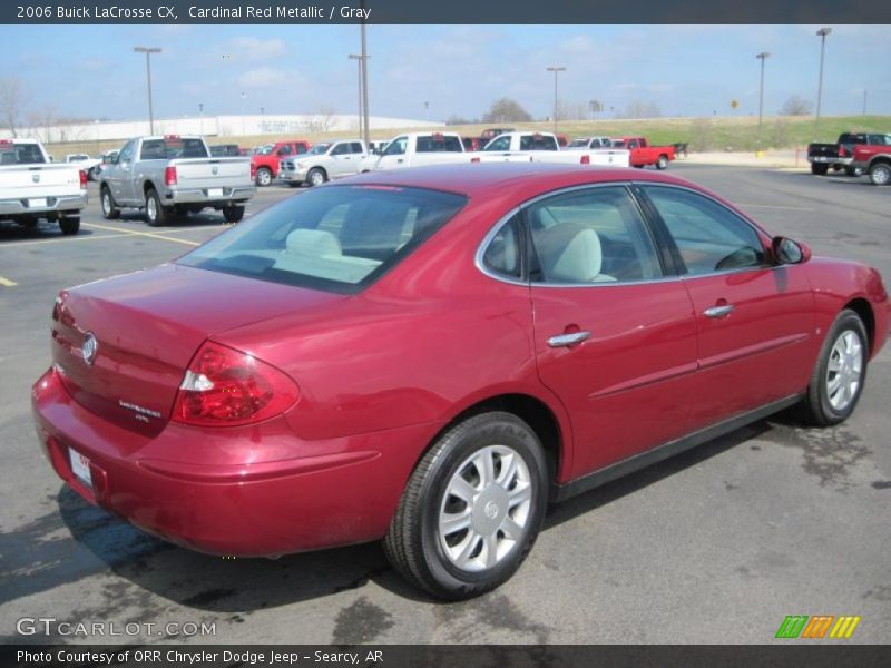 Cardinal Red Metallic / Gray 2006 Buick LaCrosse CX
