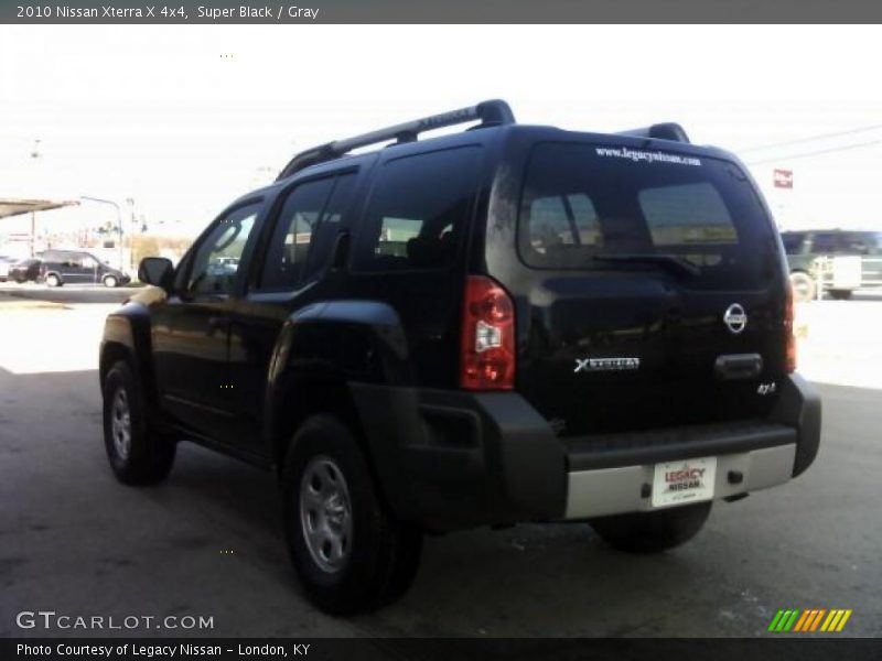 Super Black / Gray 2010 Nissan Xterra X 4x4