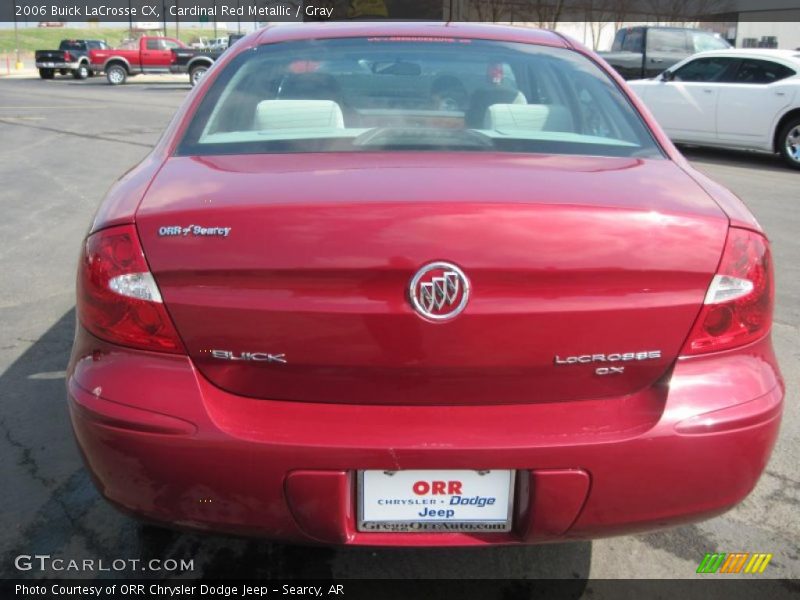 Cardinal Red Metallic / Gray 2006 Buick LaCrosse CX