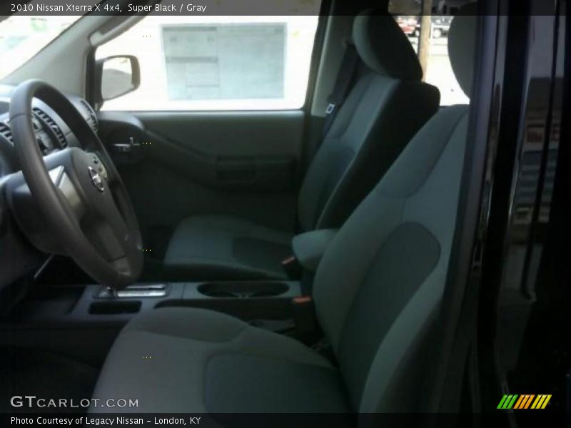 Super Black / Gray 2010 Nissan Xterra X 4x4