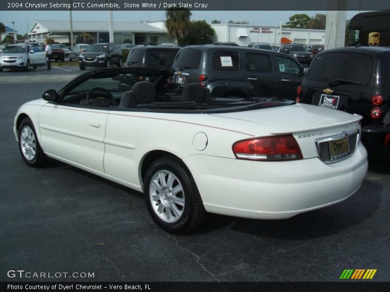 Stone White / Dark Slate Gray 2004 Chrysler Sebring GTC Convertible