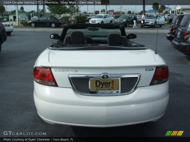 Stone White / Dark Slate Gray 2004 Chrysler Sebring GTC Convertible