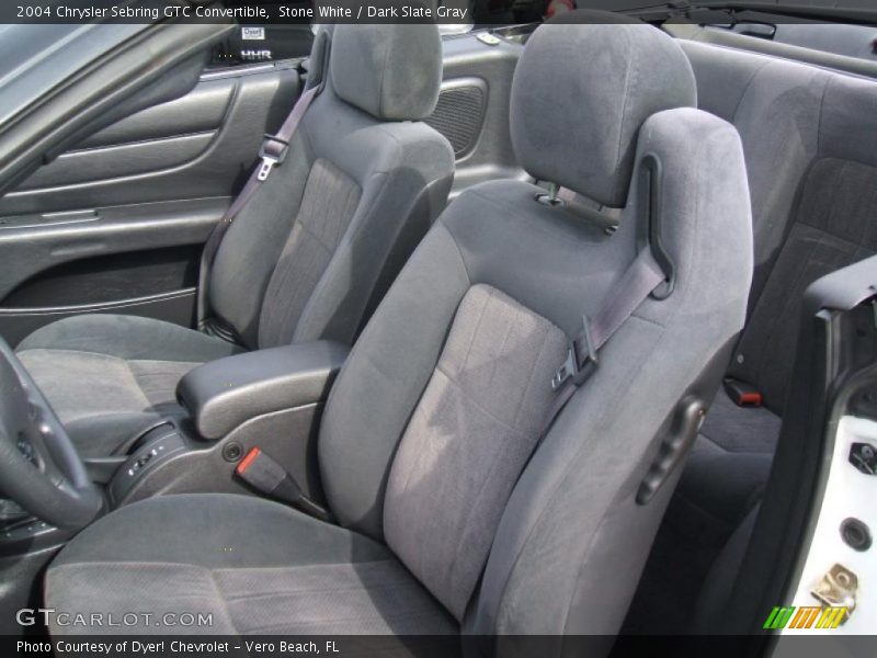 Stone White / Dark Slate Gray 2004 Chrysler Sebring GTC Convertible