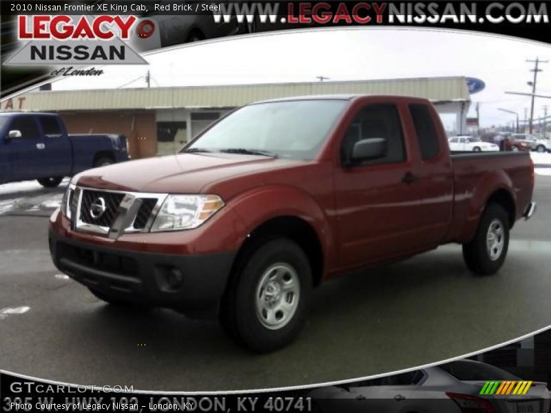 Red Brick / Steel 2010 Nissan Frontier XE King Cab